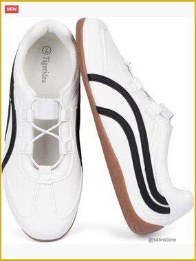 Lightweight Lace-Up Mary Jane Fashion Sneakers for Women